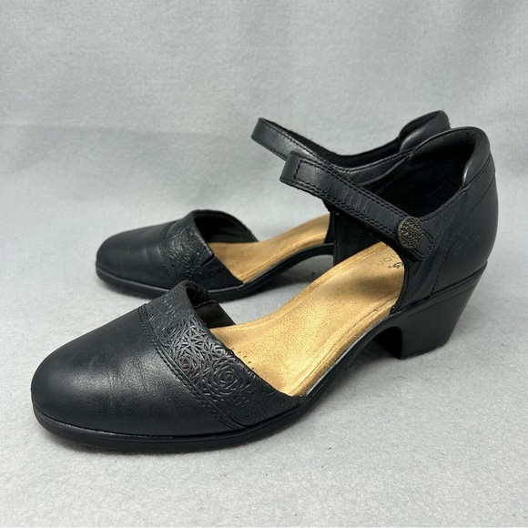 Clarks Collection Leather Mary Jane Emily2 Ketra Black, Women’s Size US 7.5M - Picture 1 of 13